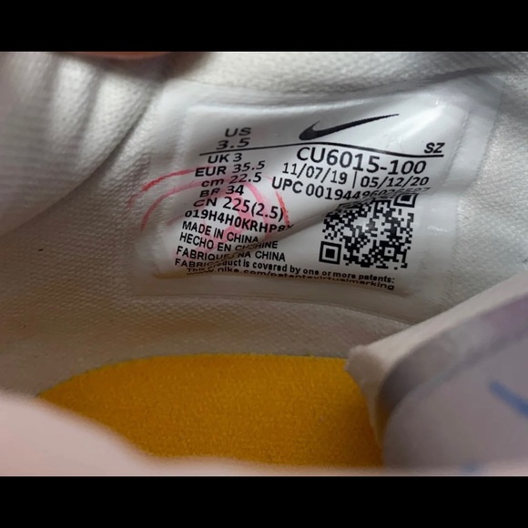 Nike Off White Dunk Ruber UNC Blue - Picture 10 of 11